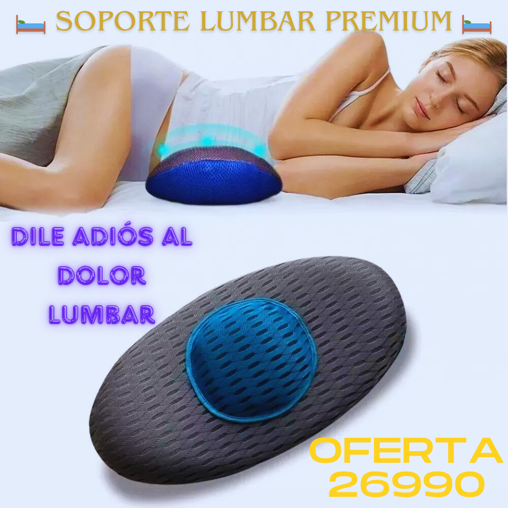 🛏️ Cojín Almohada Ortopédica – Soporte Lumbar Premium 🛏️